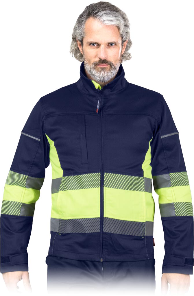 Bluza Ochronna REIS granatowo-żółta