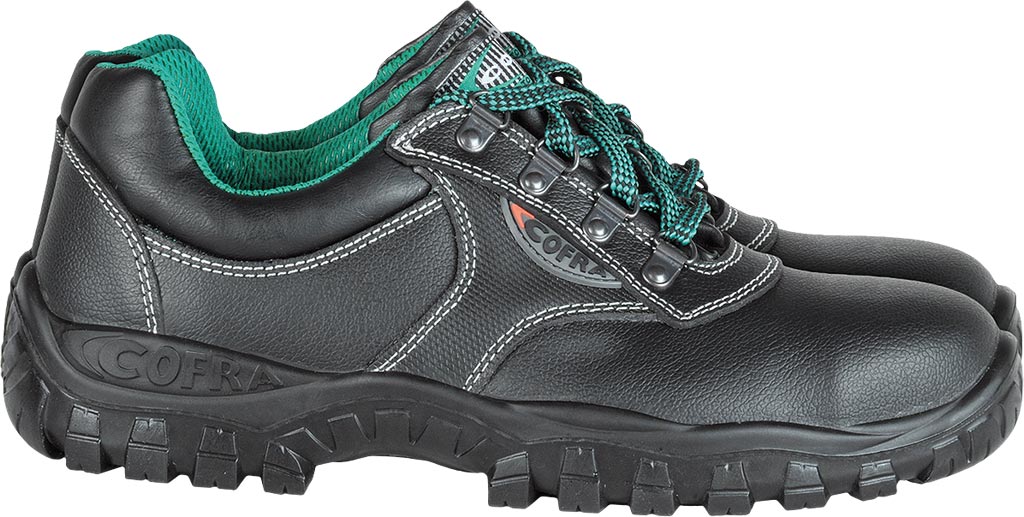 BUTY Bezpieczne COFRA czarno-zielone