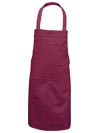 Fartuch Link Kitchen Wear bordowy