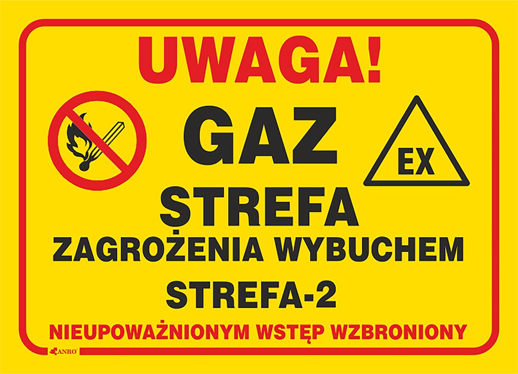 ZNAK Bezpieczeństwa ANRO
