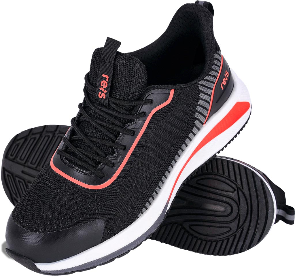 BUTY Bezpieczne REIS czarno-szare
