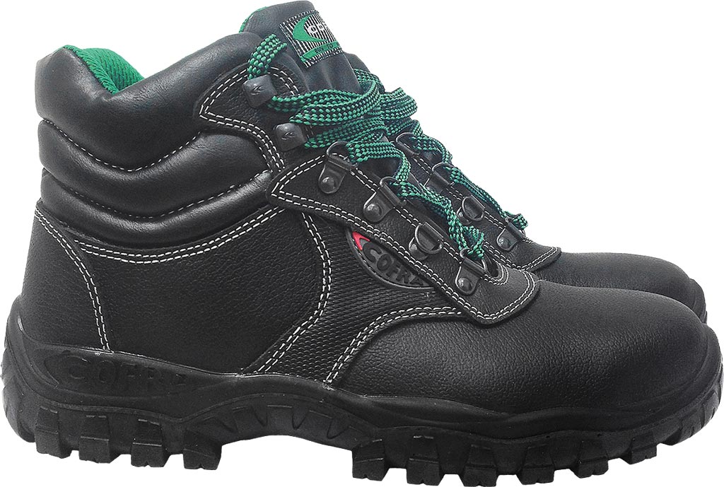 BUTY Bezpieczne COFRA czarno-zielone