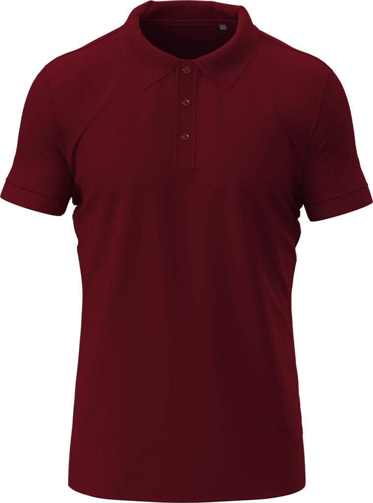 POLO Męskie STEDMAN bordeaux