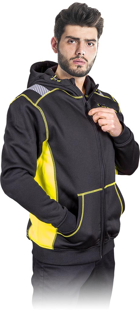 Bluza Ochronna L.HOLLMAN czarno-żółta