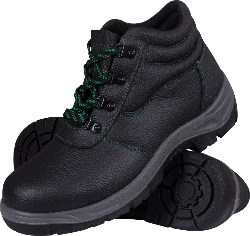 BUTY Bezpieczne REIS czarno-szaro-zielone