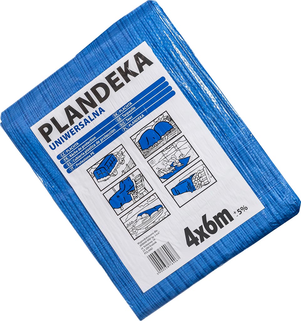 Plandeka niebieska