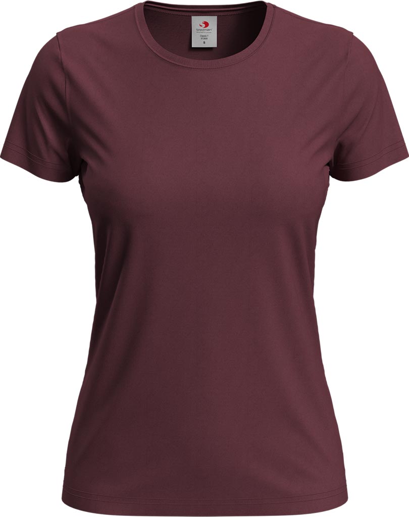T-shirt Damski STEDMAN bordeaux