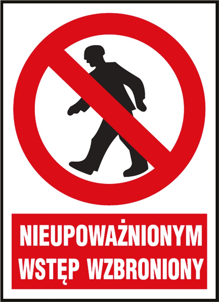 ZNAK Bezpieczeństwa ANRO