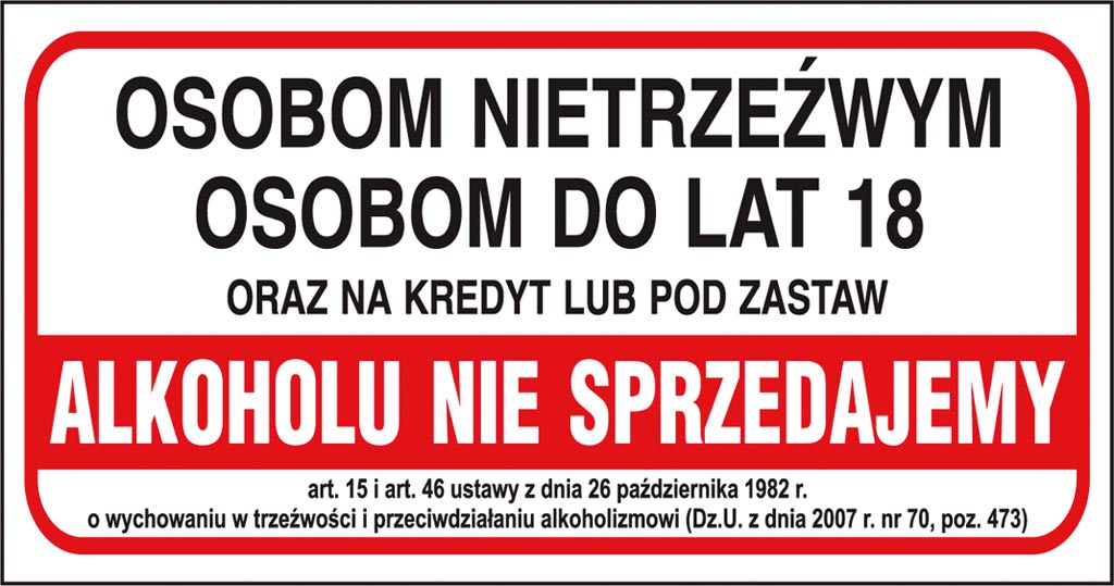 ZNAK Bezpieczeństwa ANRO