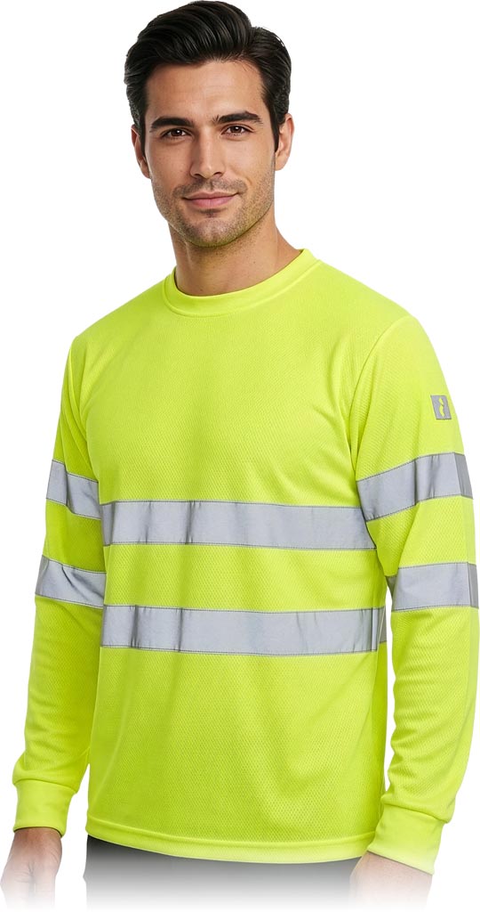Koszulka O Intensywnej Widzialności REIS żółta