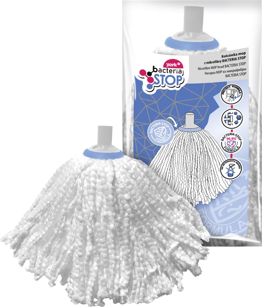 Końcówka MOP z Mikrofibry Bacteria STOP YORK