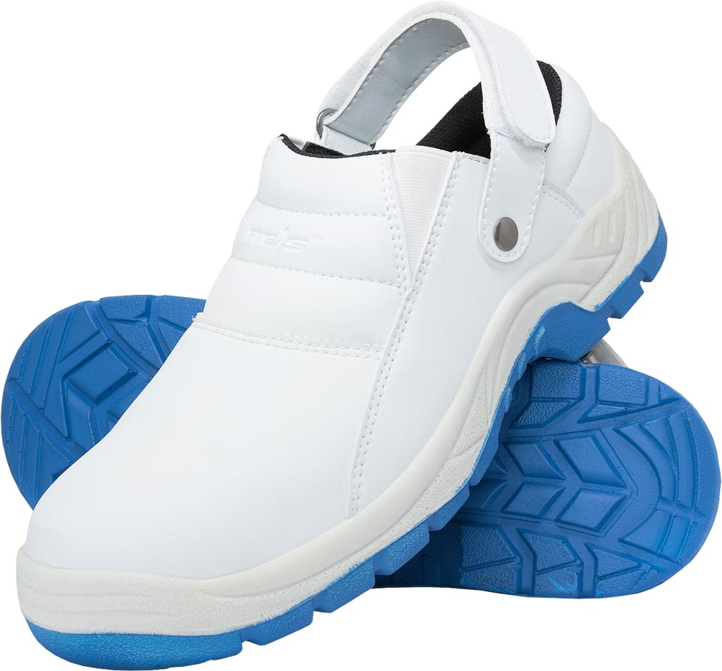 BUTY Bezpieczne REIS biało-niebieskie