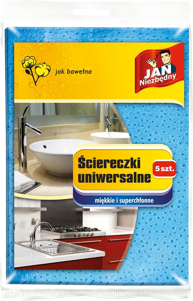 Ścierka JAN NIEZBĘDNY niebieska