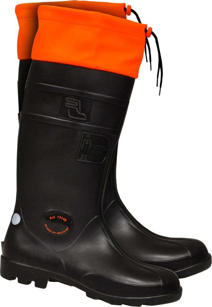 BUTY Bezpieczne FAGUM-STOMIL czarno-pomarańczowe
