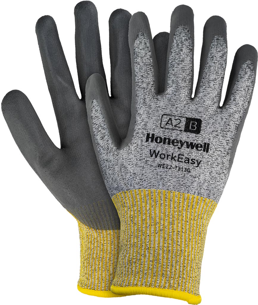 Rękawice Ochronne HONEYWELL stalowo-żółte