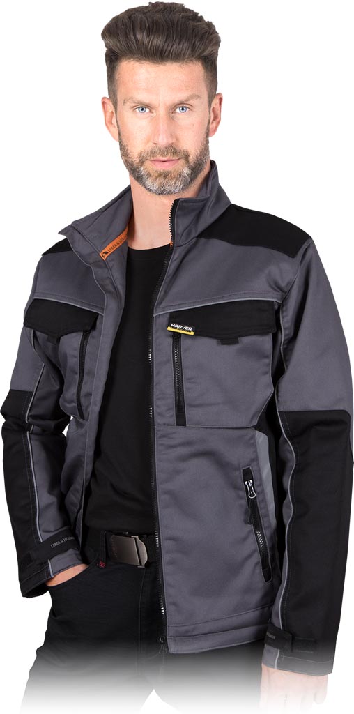 Bluza Ochronna L.HOLLMAN szaro-czarna