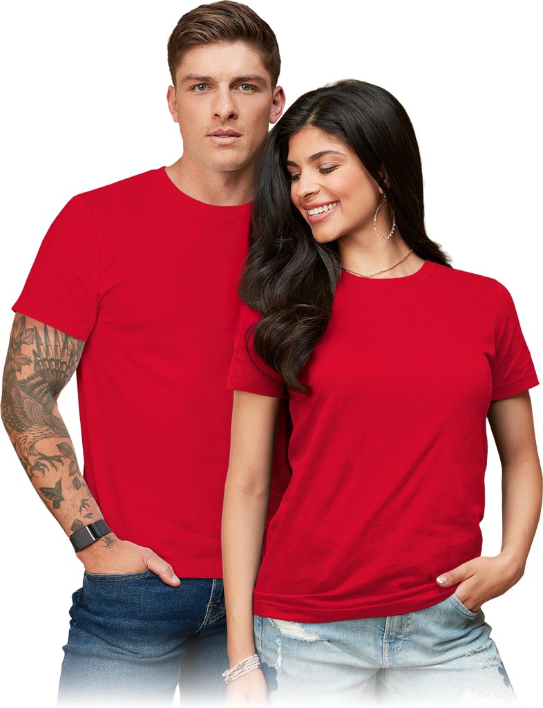 T-shirt STEDMAN czerwony szkarłatny