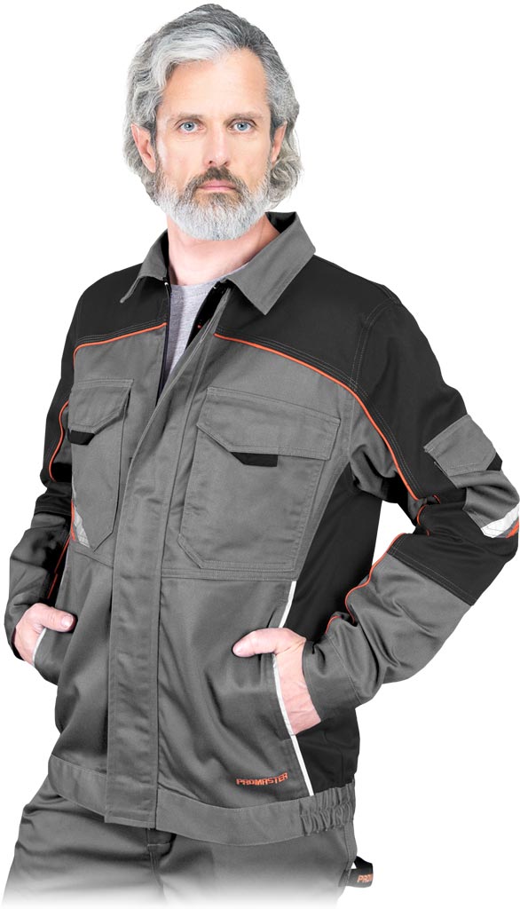 Bluza Ochronna REIS stalowo-czarno-pomarańczowa