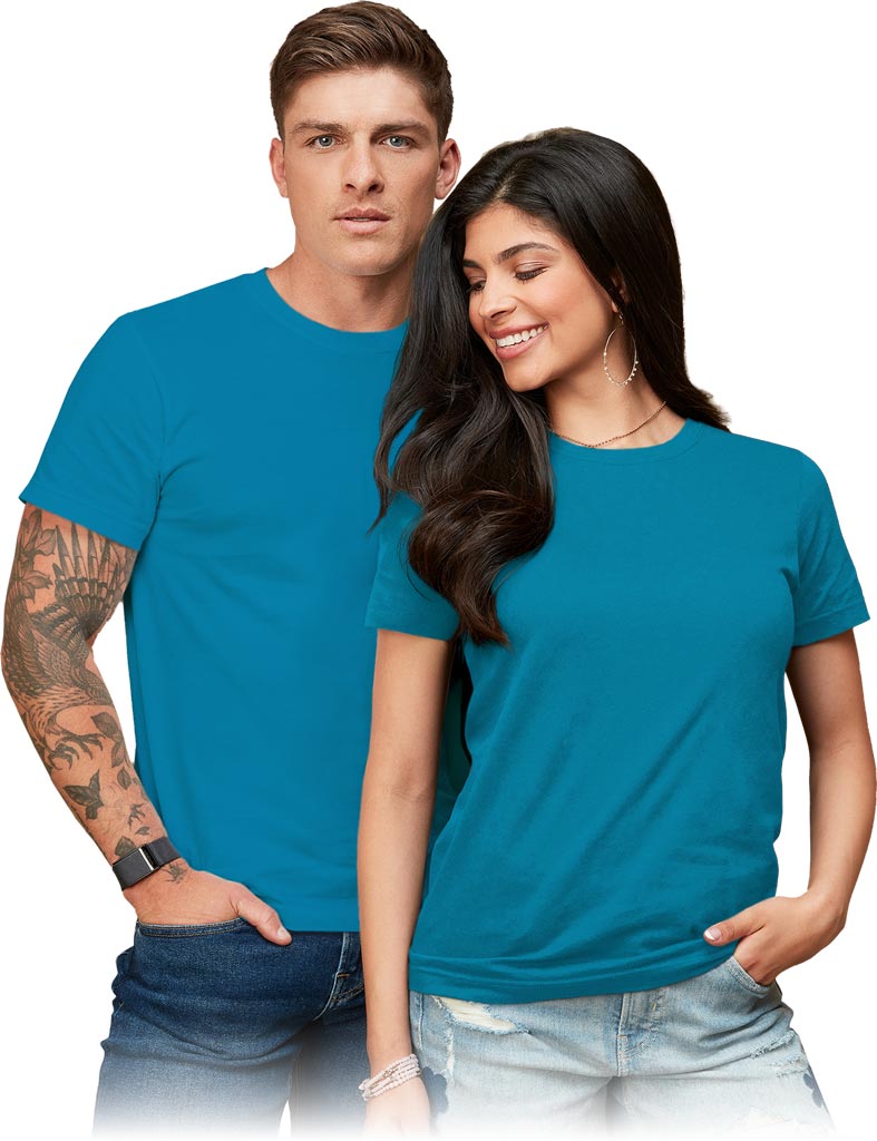 T-shirt STEDMAN niebieski oceaniczny
