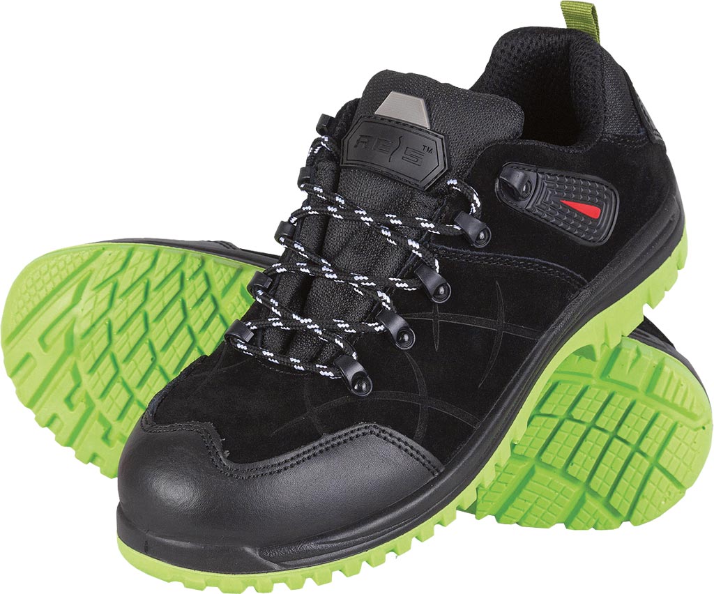 BUTY Bezpieczne REIS czarno-zielone