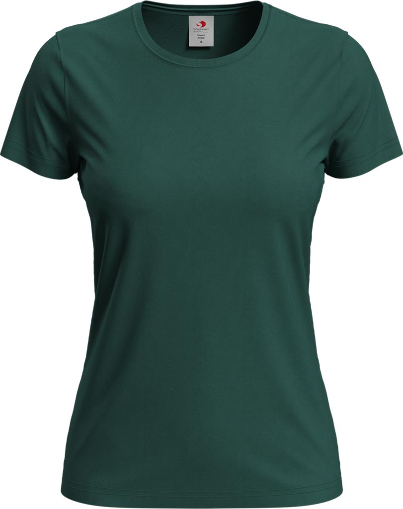 T-shirt Damski STEDMAN zielony butelkowy
