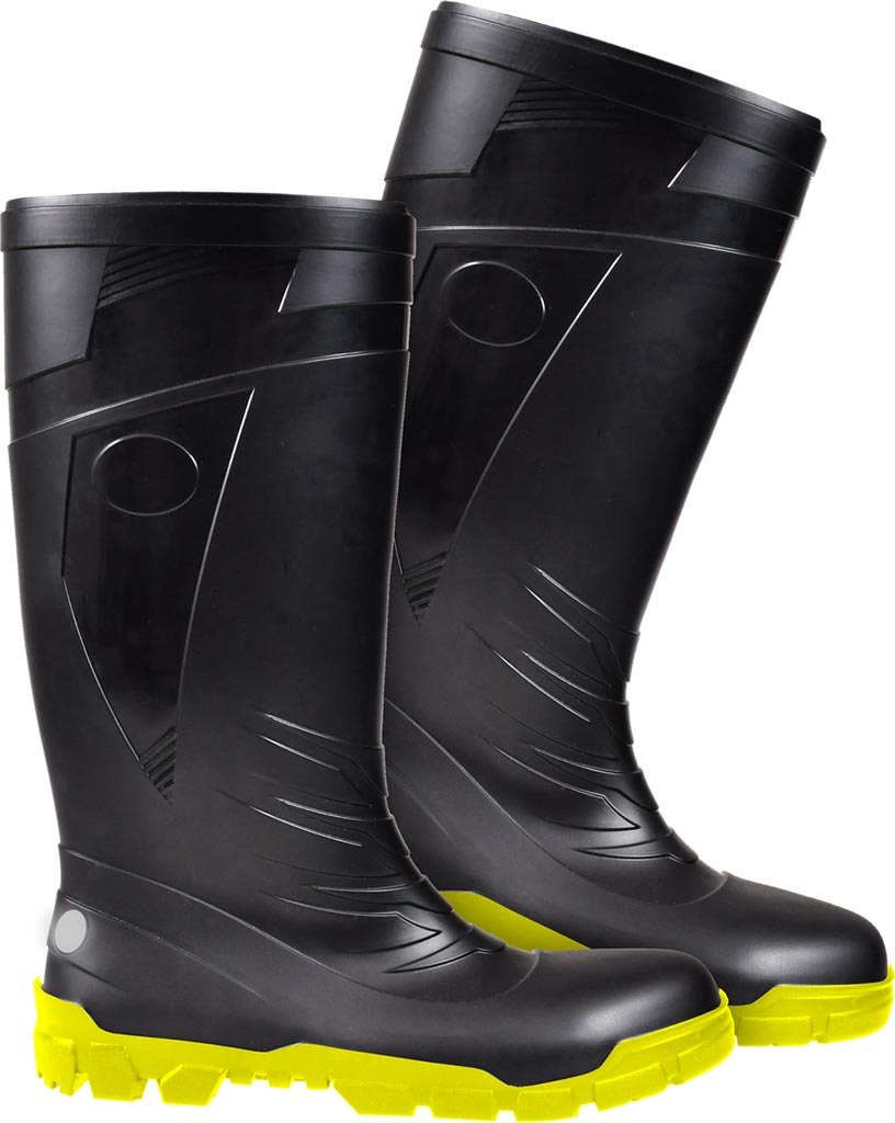 BUTY Bezpieczne FAGUM-STOMIL czarno-żółte
