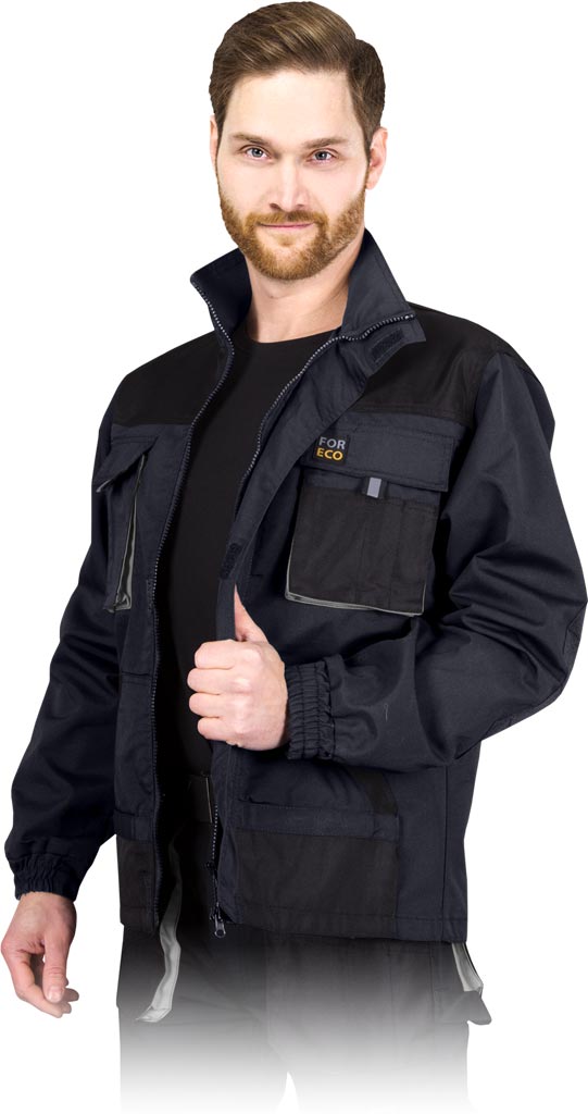 Bluza Ochronna REIS szaro-czarno-jasnoszara