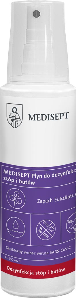 PŁYN do Dezynfekcji STÓP i Butów 8% VAT MEDISEPT