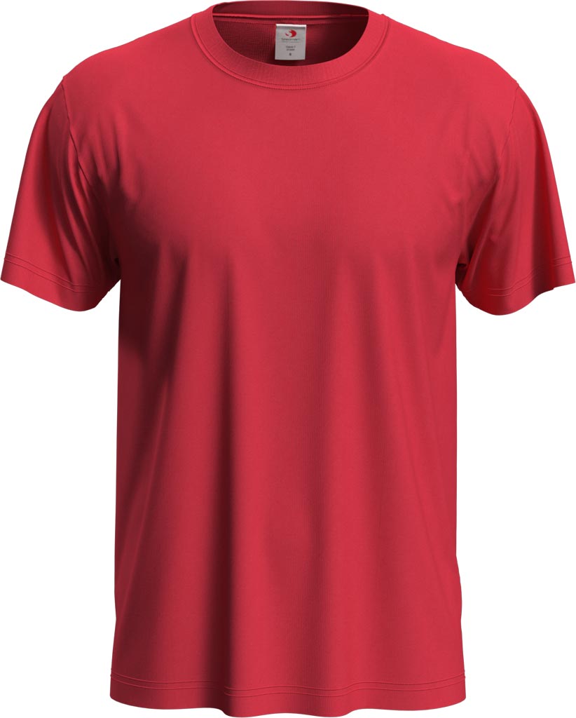 T-shirt STEDMAN czerwony szkarłatny