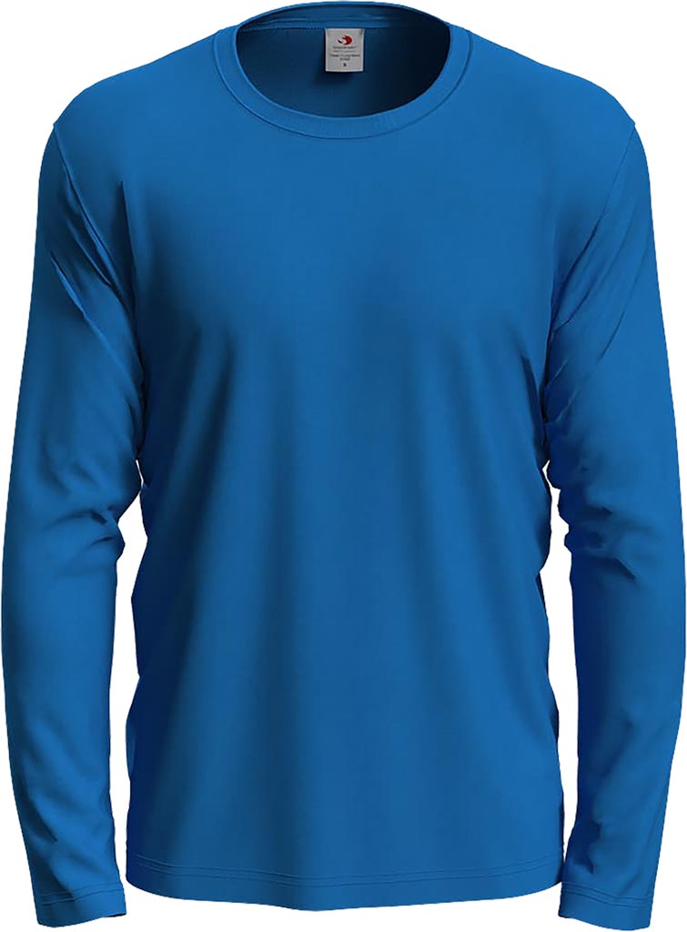 T-shirt Męski z Długim Rękawem STEDMAN niebieski