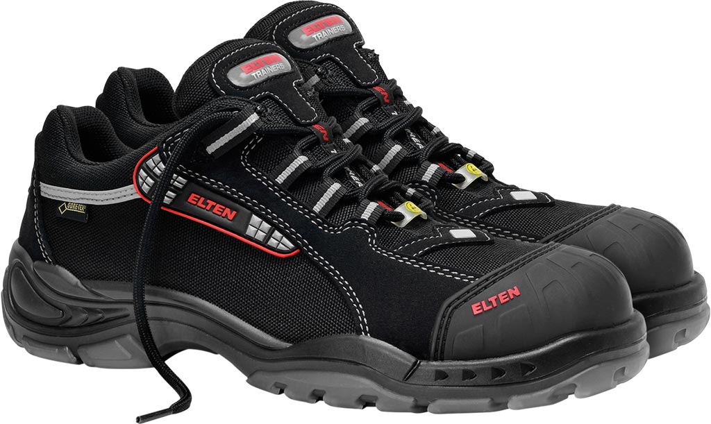 BUTY Bezpieczne ELTEN czarno-szaro-czerwone
