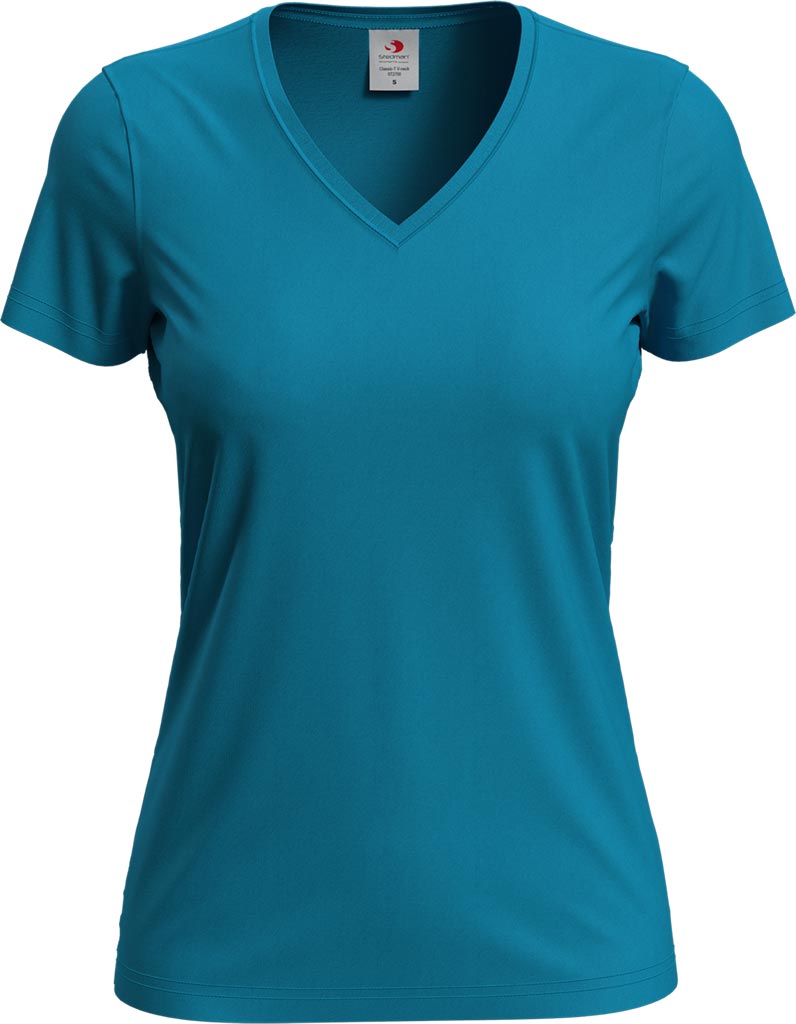 T-shirt Damski STEDMAN niebieski oceaniczny