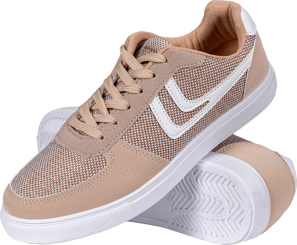 BUTY Sportowe REIS beżowo-białe