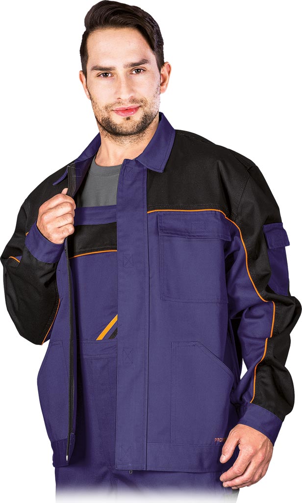 Bluza Ochronna REIS niebiesko-czarno-pomarańczowa