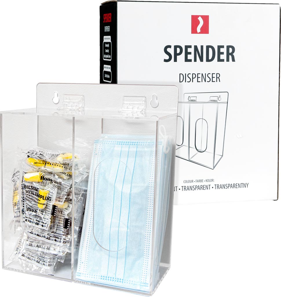 Dyspenser REIS transparentny