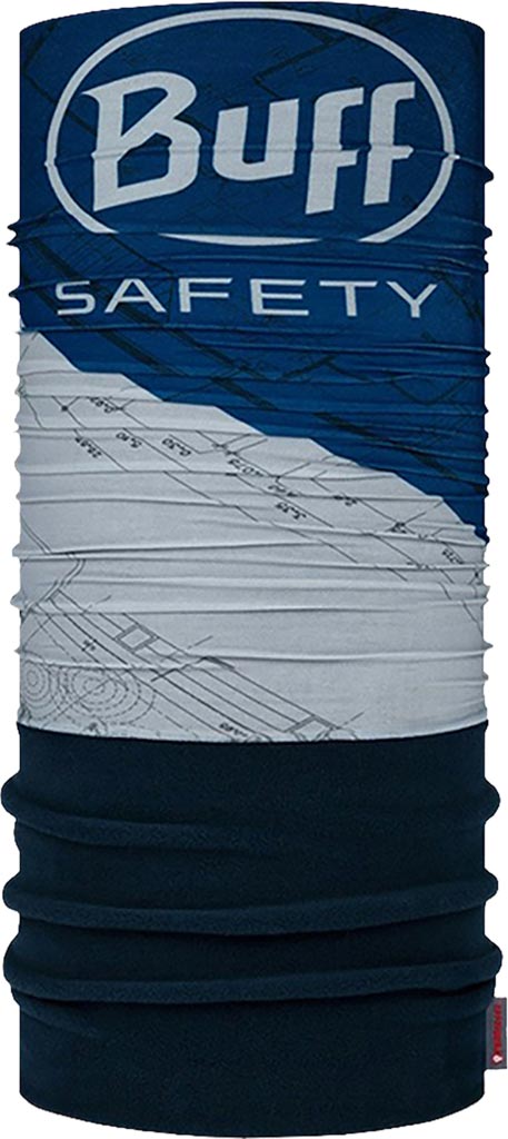Komin BUFF czarno-szaro-niebieski