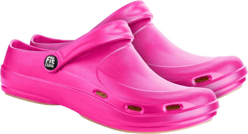 Klapki 8% VAT FITCLOG różowe fuschia