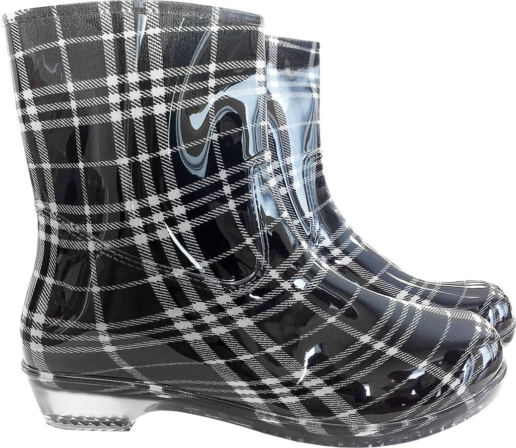 BUTY z PCV REIS czarno-białe