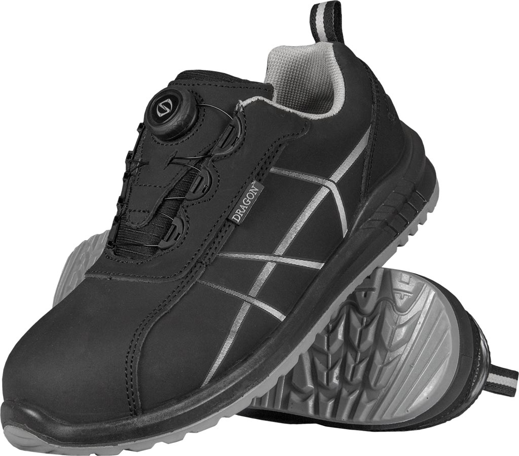 BUTY Bezpieczne REIS czarno-szare