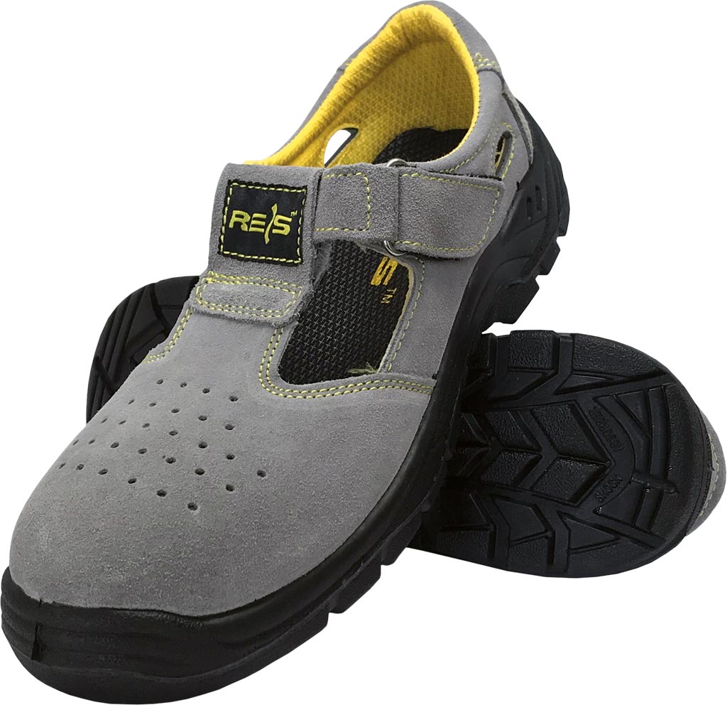 BUTY Zawodowe REIS stalowo-żółte