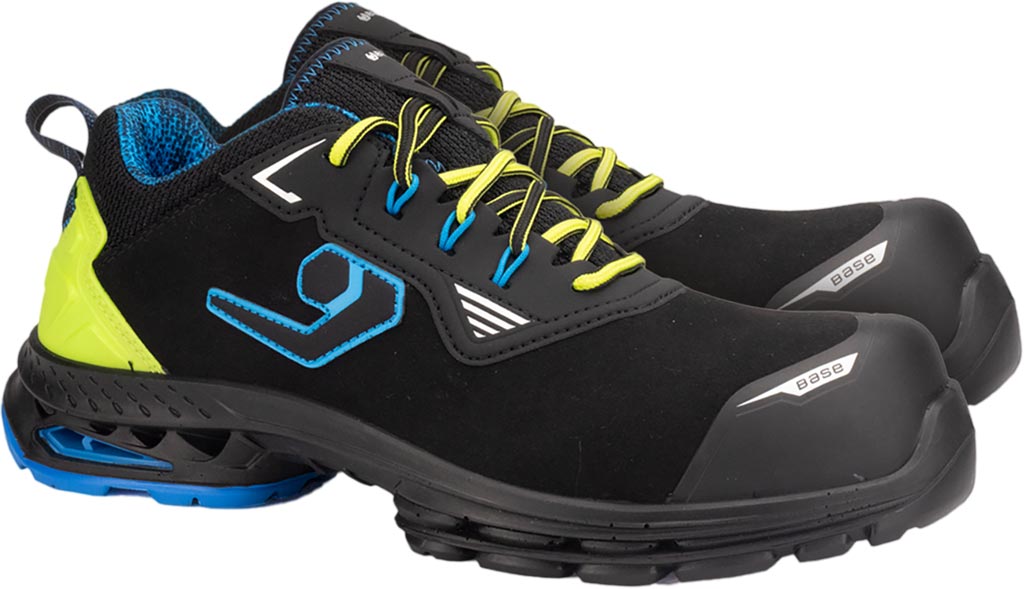 BUTY Bezpieczne PORTWEST czarno-żółto-niebieskie