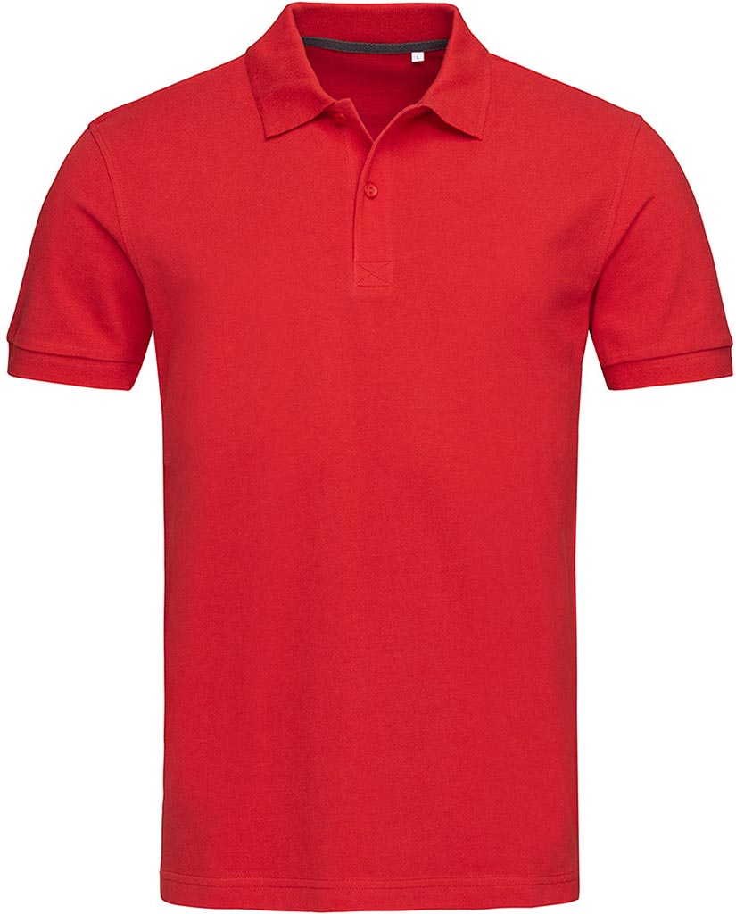 POLO Męskie STEDMAN czerwony crimson