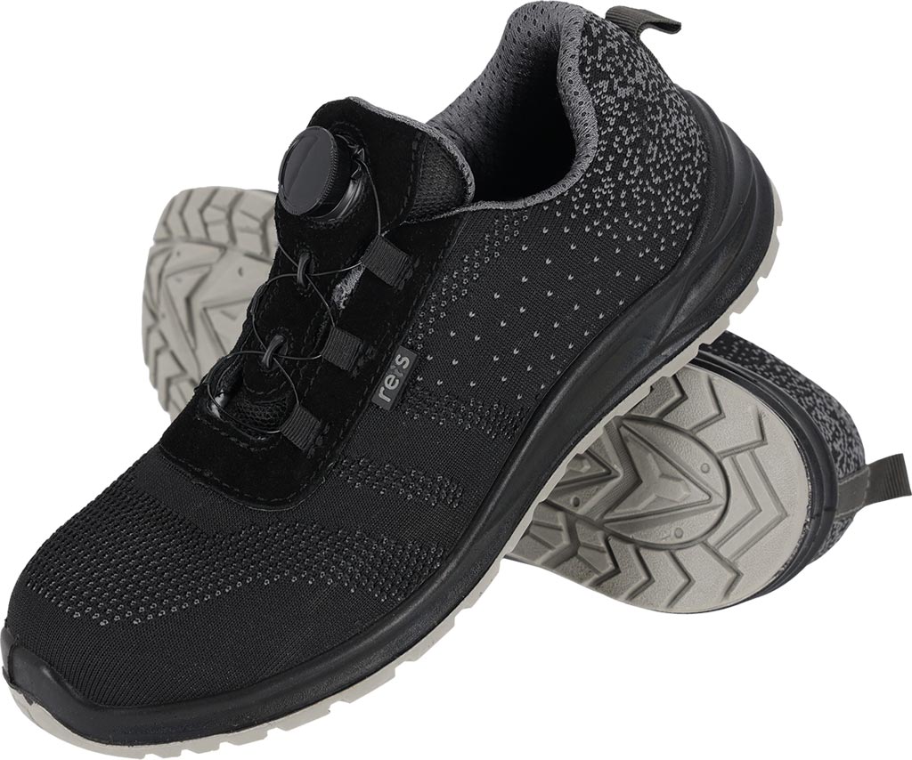 BUTY Bezpieczne REIS czarno-szare