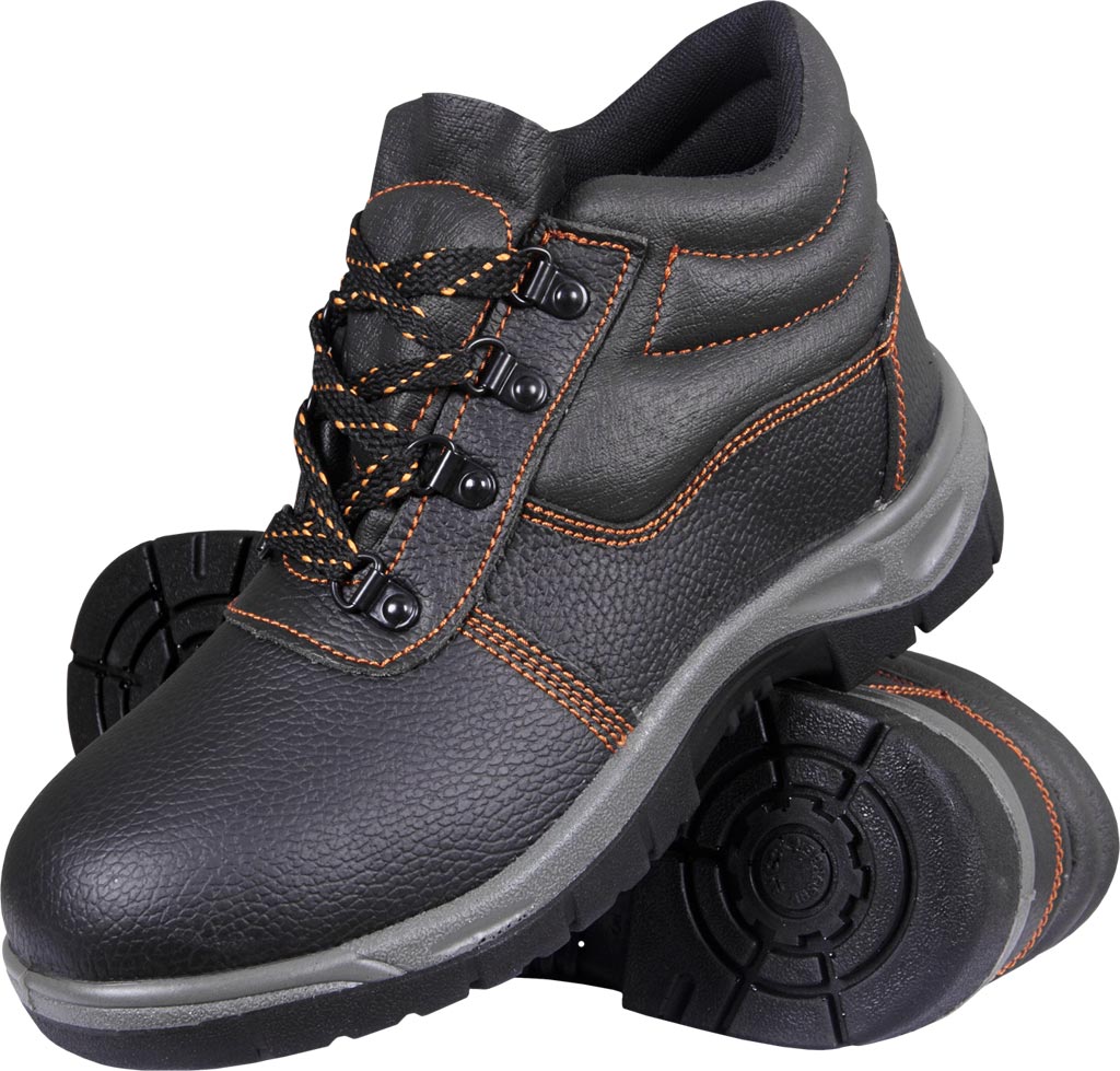 BUTY Zawodowe REIS czarno-szaro-pomarańczowe