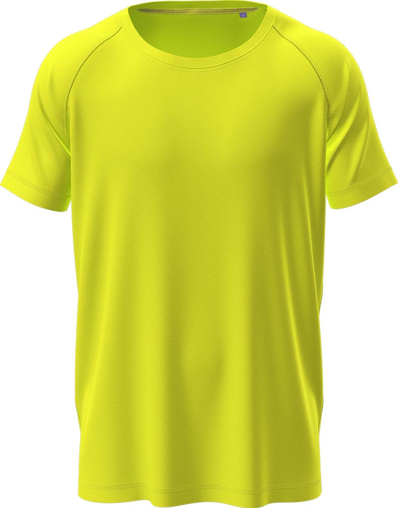 T-shirt Męski STEDMAN żółty cyber