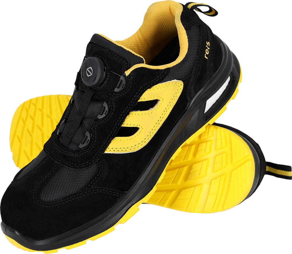 BUTY Bezpieczne REIS czarno-żółte