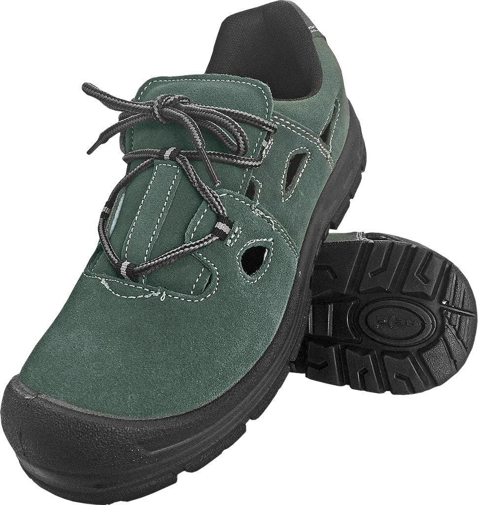 BUTY Bezpieczne REIS zielono-czarne