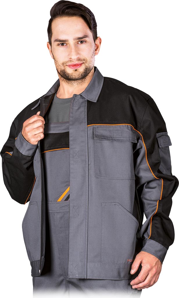 Bluza Ochronna REIS stalowo-czarno-pomarańczowa