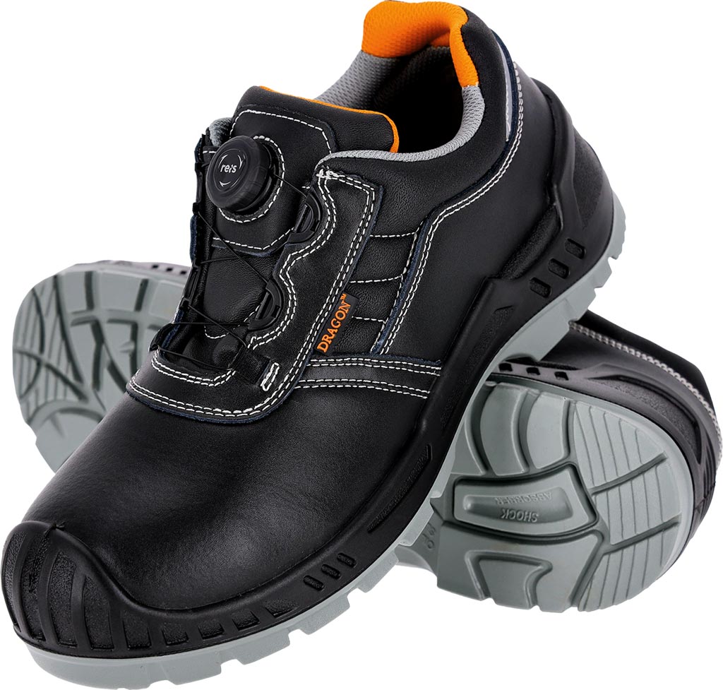 BUTY Bezpieczne REIS czarno-pomarańczowe