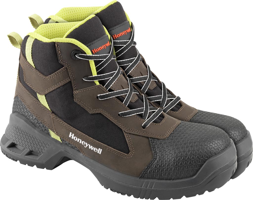 BUTY Bezpieczne HONEYWELL brązowo-zielone